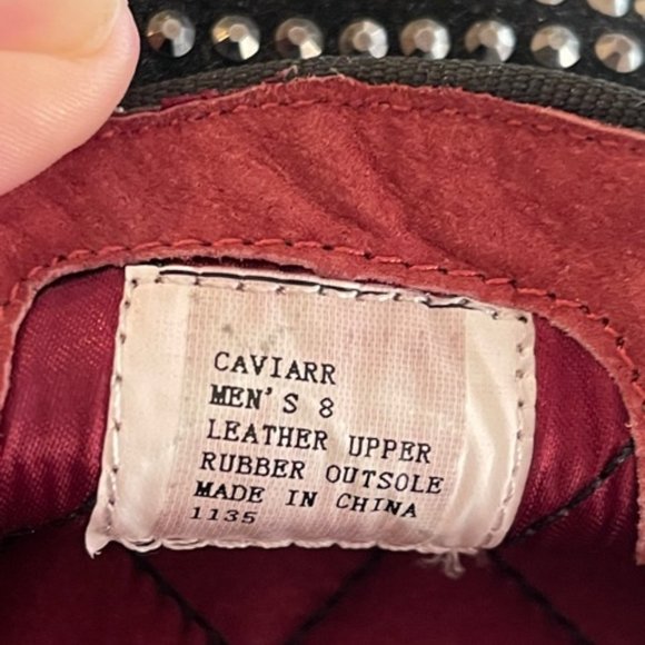 Men's Steve Madden Silver Studded Loafers - Picture 5 of 5